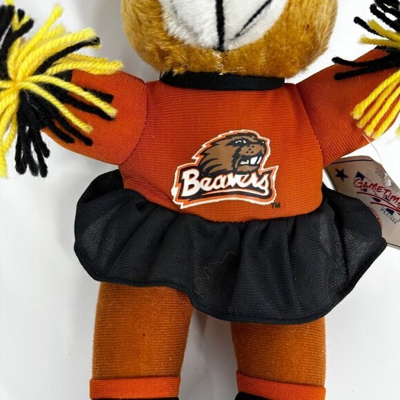Oregon State Beavers Cheerleader Bear with Tag Stuffed Animal Plush - Picture 5 of 11